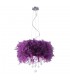 Feather Shade Aubergine 410mm x 200mm - 5