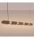 Chain 158cm LED Bar Pendant Ceiling Light Brown 3000K-3