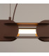 Chain 158cm LED Bar Pendant Ceiling Light Brown 3000K-4