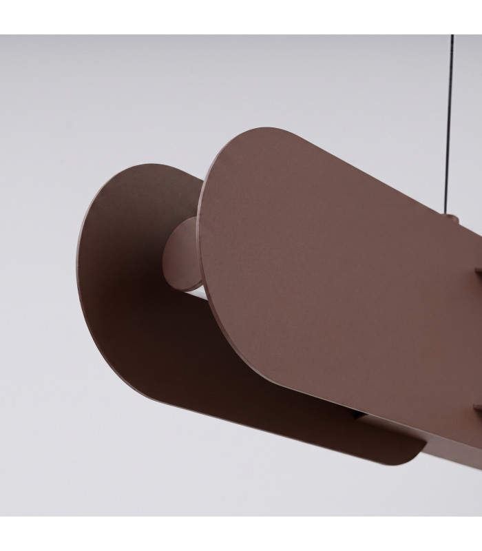 Chain 158cm LED Bar Pendant Ceiling Light Brown 3000K-5