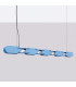 Chain 158cm LED Bar Pendant Ceiling Light Blue 3000K-2