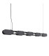 Chain 158cm LED Bar Pendant Ceiling Light Black 3000K-1