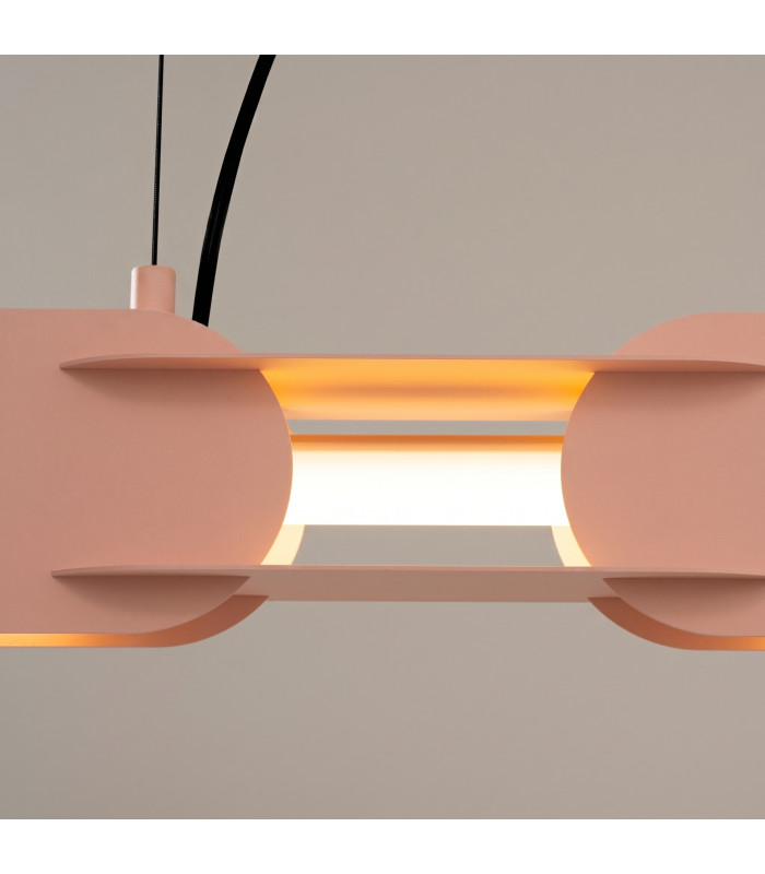 Chain 158cm LED Bar Pendant Ceiling Light Peach 3000K-4