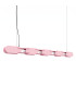 Chain 158cm LED Bar Pendant Ceiling Light Pink 3000K-1