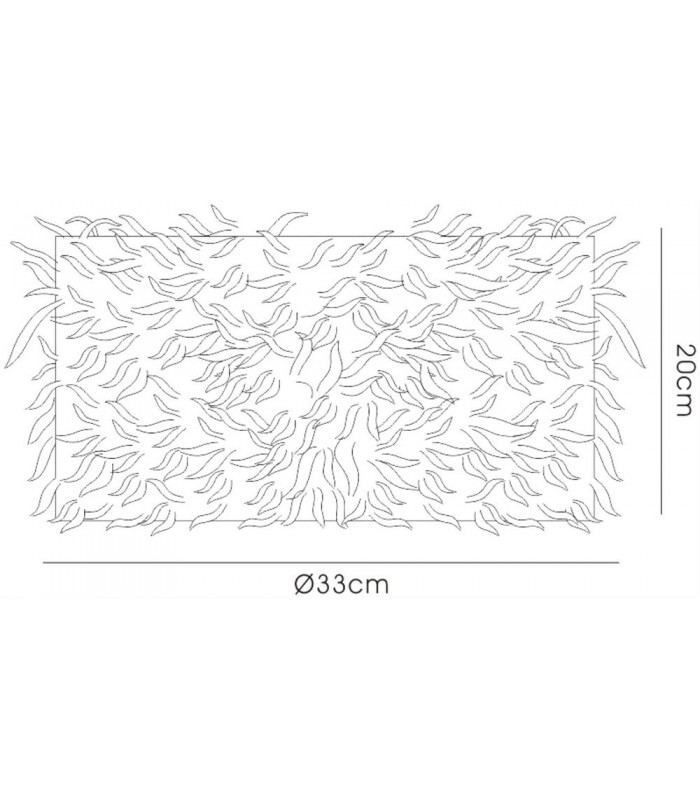 Feather Shade Pink 330mm x 200mm - 3