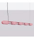 Chain 158cm LED Bar Pendant Ceiling Light Pink 3000K-2