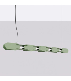 Chain 158cm LED Bar Pendant Ceiling Light Sage 3000K-2