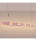 Chain 158cm LED Bar Pendant Ceiling Light Pink 3000K-3