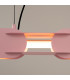Chain 158cm LED Bar Pendant Ceiling Light Pink 3000K-4