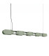 Chain 158cm LED Bar Pendant Ceiling Light Olive Green 3000K-1