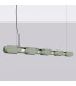 Chain 158cm LED Bar Pendant Ceiling Light Olive Green 3000K-2