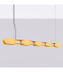 Chain 158cm LED Bar Pendant Ceiling Light Yellow 3000K-2
