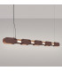 Chain 158cm LED Bar Pendant Ceiling Light Brown 4000K-3