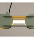 Chain 158cm LED Bar Pendant Ceiling Light Olive Green 3000K-4