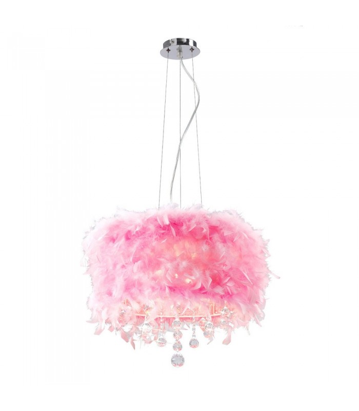 Feather Shade Pink 410mm x 200mm - 5
