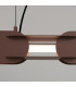 Chain 158cm LED Bar Pendant Ceiling Light Brown 4000K-4