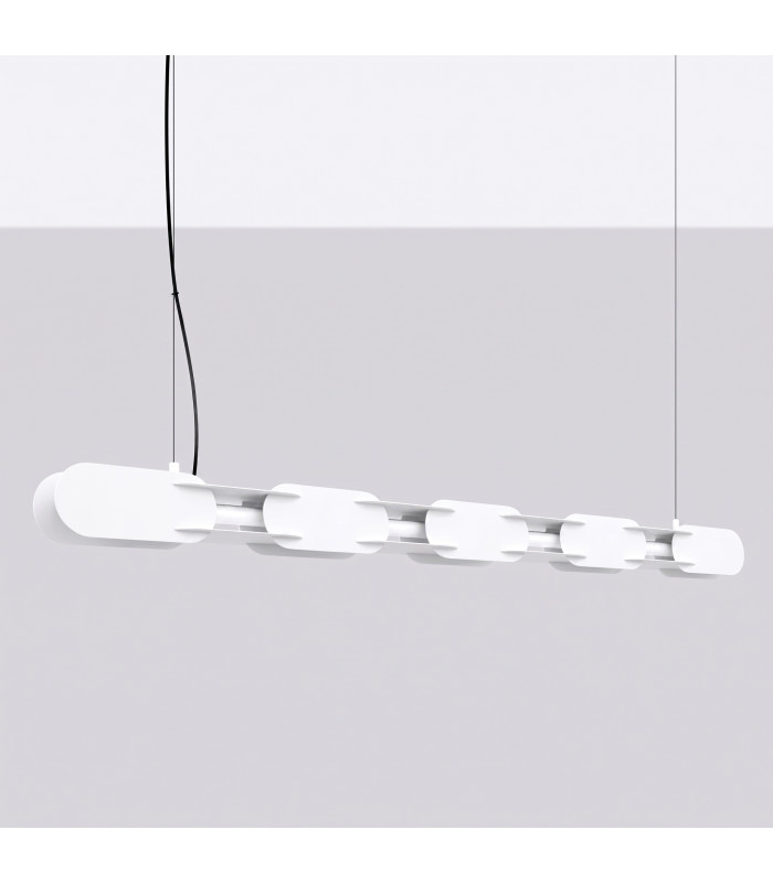 Chain 158cm LED Bar Pendant Ceiling Light White 4000K-2