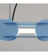 Chain 158cm LED Bar Pendant Ceiling Light Blue 4000K-4