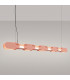 Chain 158cm LED Bar Pendant Ceiling Light Peach 4000K-3