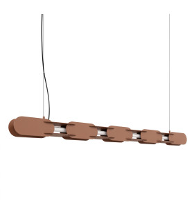 Chain 158cm LED Bar Pendant Ceiling Light Mocca 4000K-1