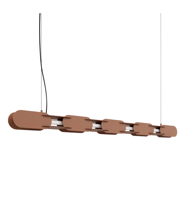 Chain 158cm LED Bar Pendant Ceiling Light Mocca 4000K-1