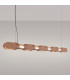 Chain 158cm LED Bar Pendant Ceiling Light Mocca 4000K-3