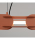 Chain 158cm LED Bar Pendant Ceiling Light Red Ochre 4000K-4