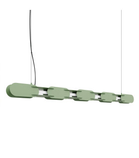 Chain 158cm LED Bar Pendant Ceiling Light Sage 4000K-1