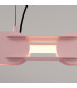 Chain 158cm LED Bar Pendant Ceiling Light Pink 4000K-4