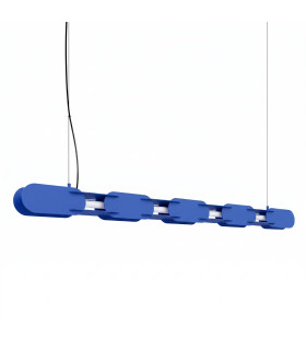 Chain 158cm LED Bar Pendant Ceiling Light Ultramarine 4000K-1