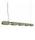 Chain 158cm LED Bar Pendant Ceiling Light Olive Green 4000K-1