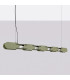 Chain 158cm LED Bar Pendant Ceiling Light Olive Green 4000K-2