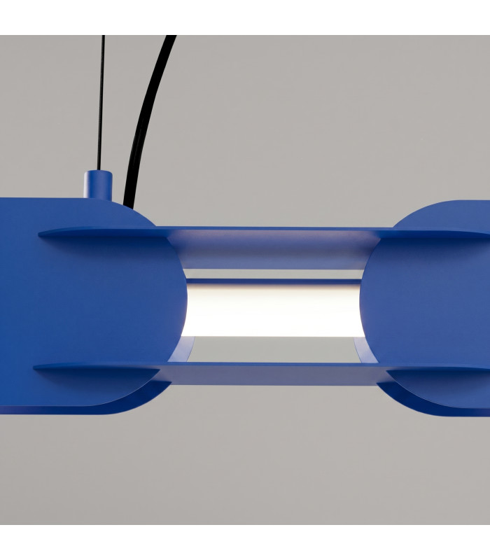 Chain 158cm LED Bar Pendant Ceiling Light Ultramarine 4000K-4