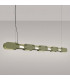 Chain 158cm LED Bar Pendant Ceiling Light Olive Green 4000K-3