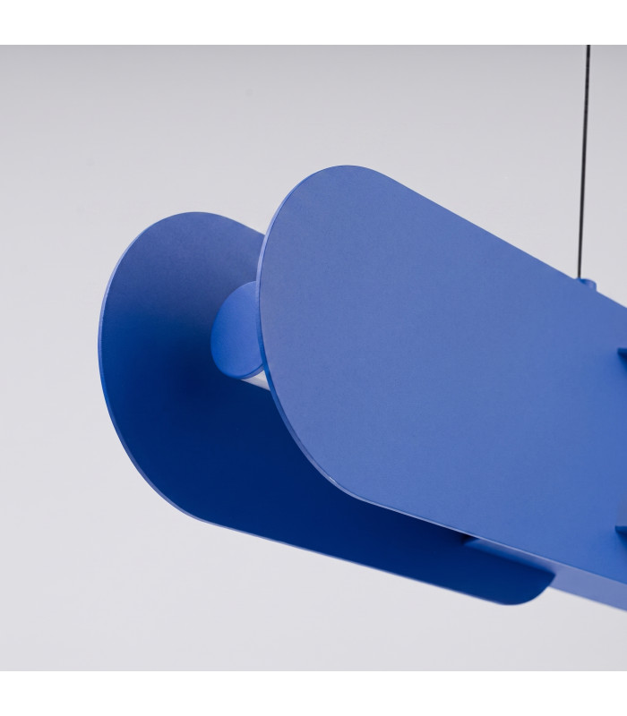 Chain 158cm LED Bar Pendant Ceiling Light Ultramarine 4000K-5