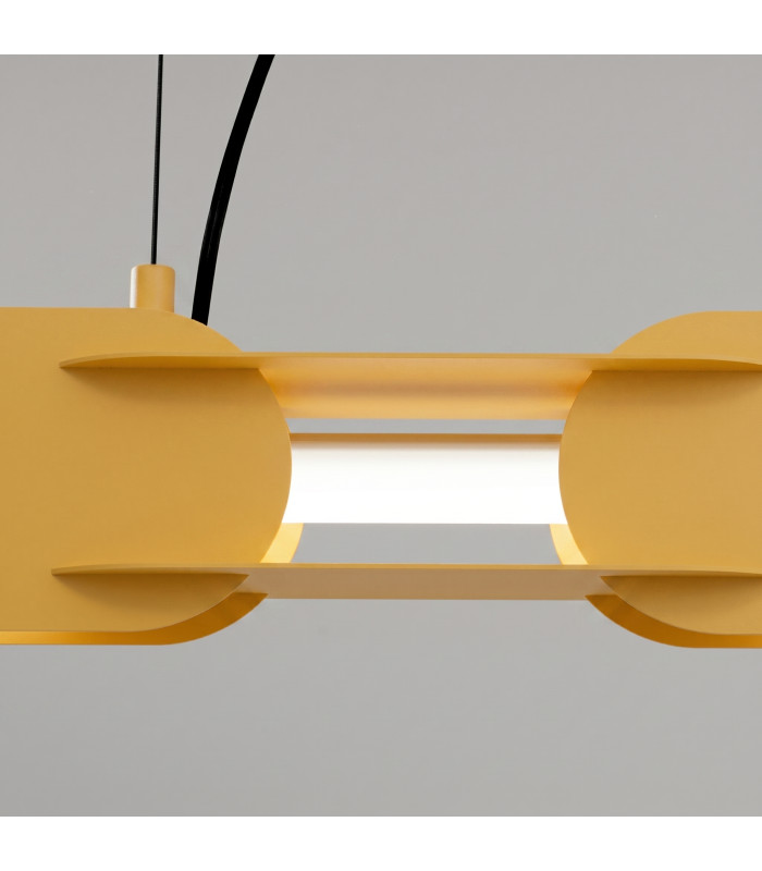 Chain 158cm LED Bar Pendant Ceiling Light Yellow 4000K-4