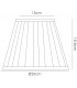 Round Shade Black 150, 250mm x 188mm - 3