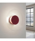 Astro Integrated LED Wall Lamp Burgundy 4000K-3