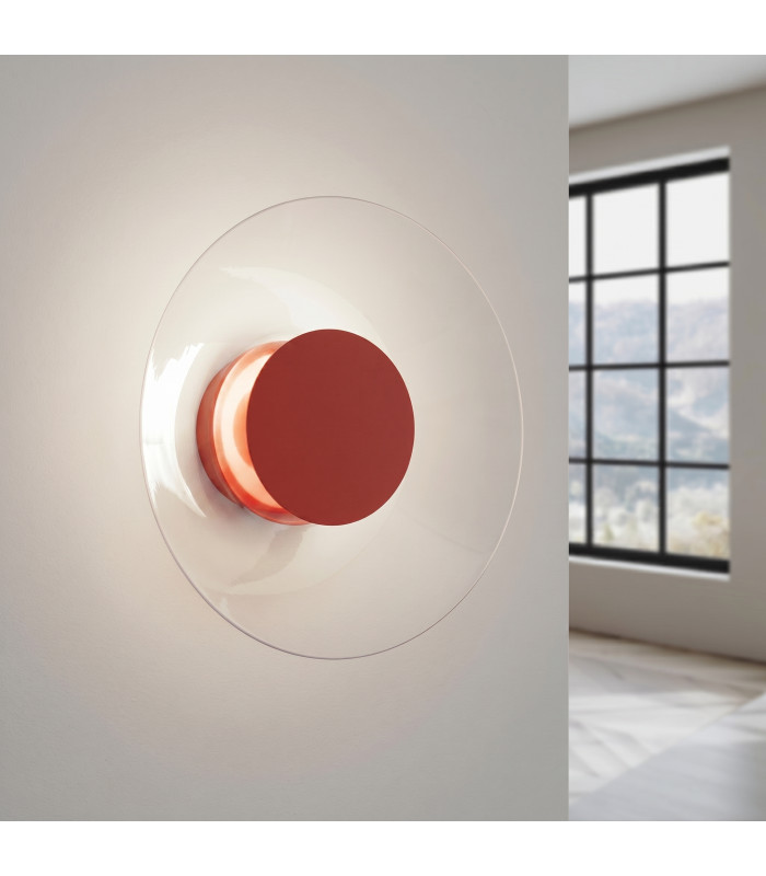 Astro Integrated LED Wall Lamp Red 4000K-3