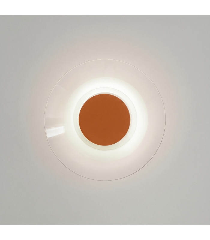 Astro Integrated LED Wall Lamp Red Ochre 4000K-2