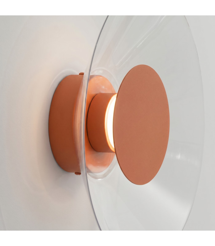 Astro Integrated LED Wall Lamp Red Ochre 4000K-5