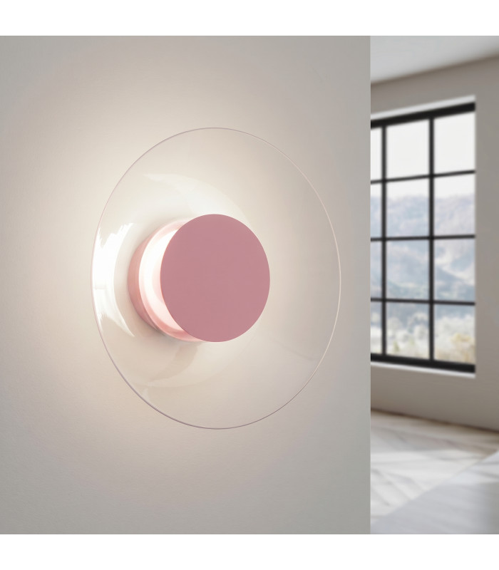Astro Integrated LED Wall Lamp Pink 4000K-3