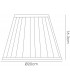 Round Shade Ivory 150, 200mm x 163mm - 3