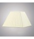 Square Pleated Fabric Shade Ivory 200, 400mm x 275mm - 2