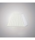 Square Pleated Fabric Shade White 150, 300mm x 225mm - 2