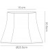 Hexagon Small-Medium Shade Cream 150, 255mm x 205mm - 3