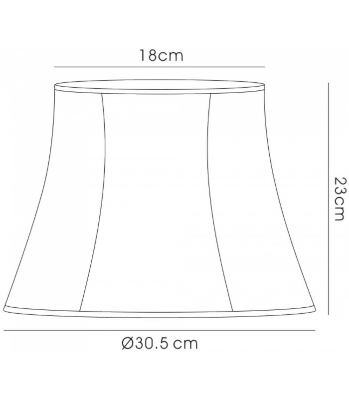 Hexagon Medium Shade Cream 180, 305mm x 230mm - 3