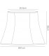 Hexagon Large Shade, 255, 410x280mm, Cream - 3