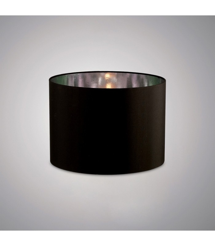Round Shade Small Black, Chrome 300mm x 220mm - 2