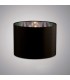 Round Shade Medium Black, Chrome 350mm x 250mm - 2
